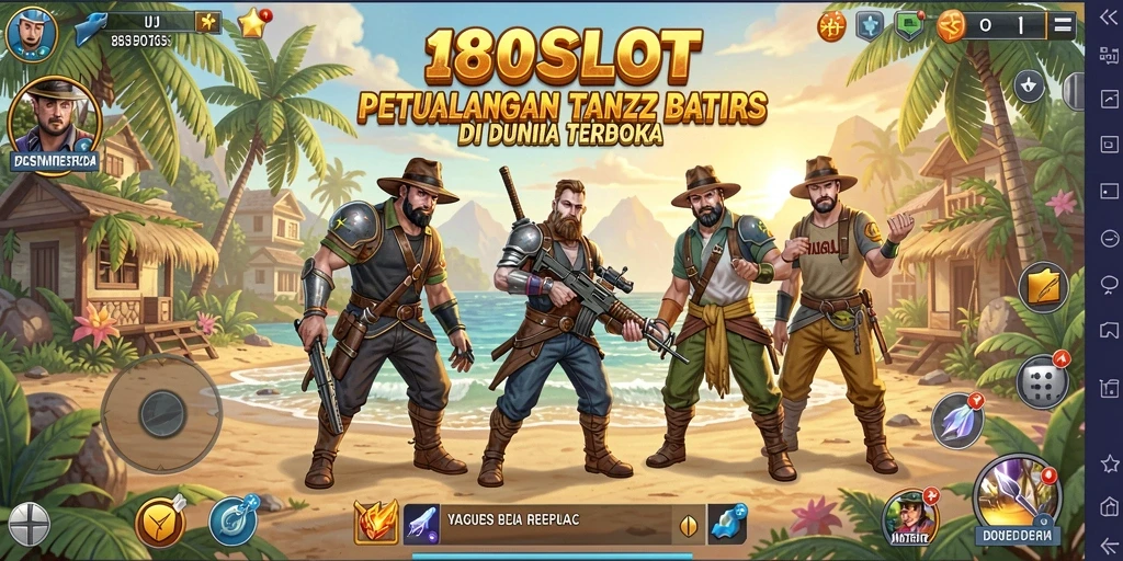 Tangkapan layar gameplay yang mengesankan dari 180SLOT dalam dunia terbuka.
