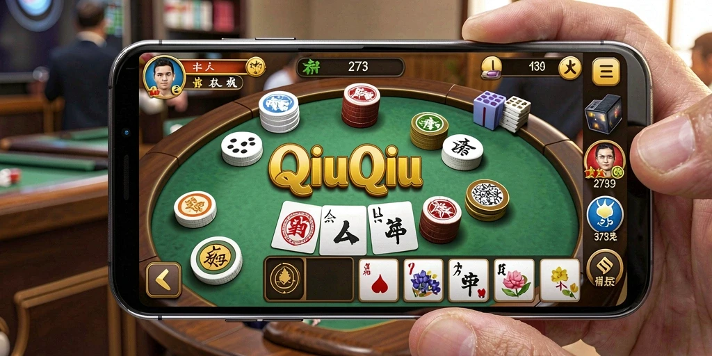 Tampilan gameplay seru dalam permainan QiuQiu 2739.