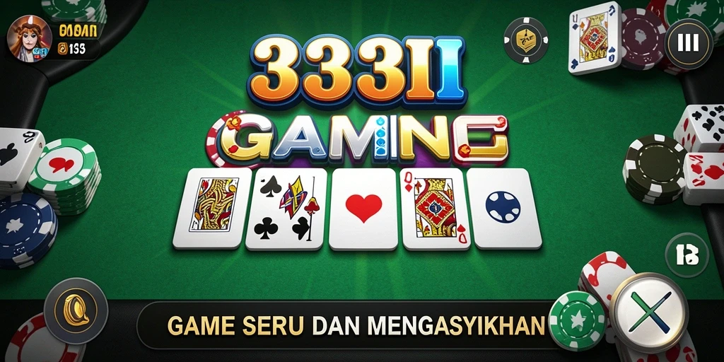 Tampilan layar permainan domino yang seru dan interaktif.