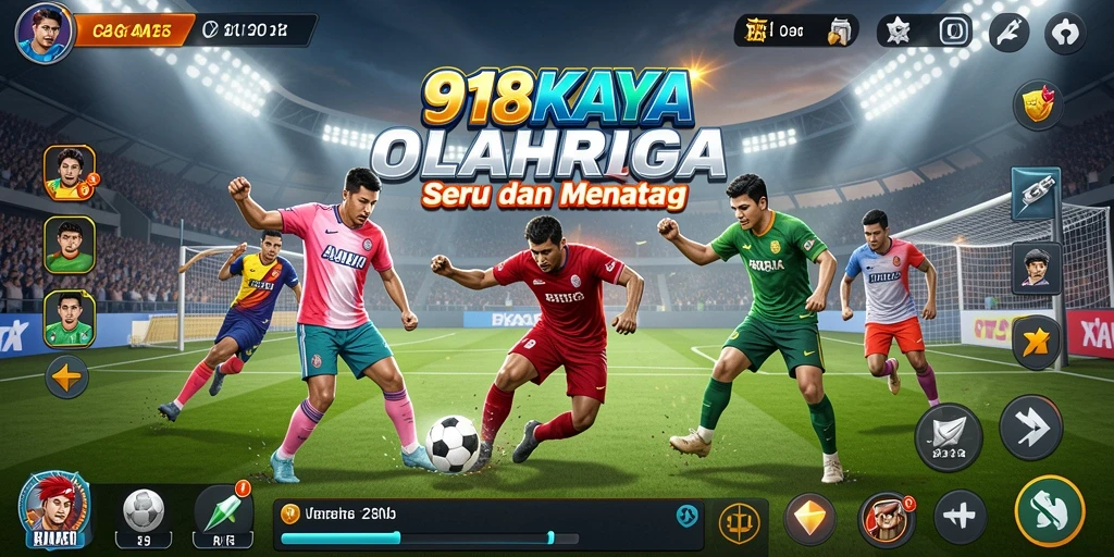 Tampilan gameplay seru dengan olahraga yang beragam.