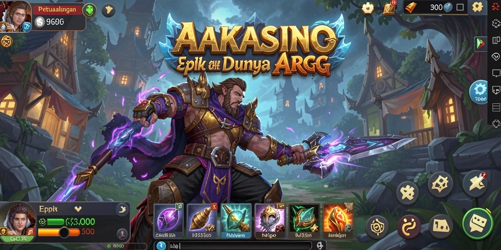 Tampilan menakjubkan dari gameplay AAKASINO yang penuh aksi.