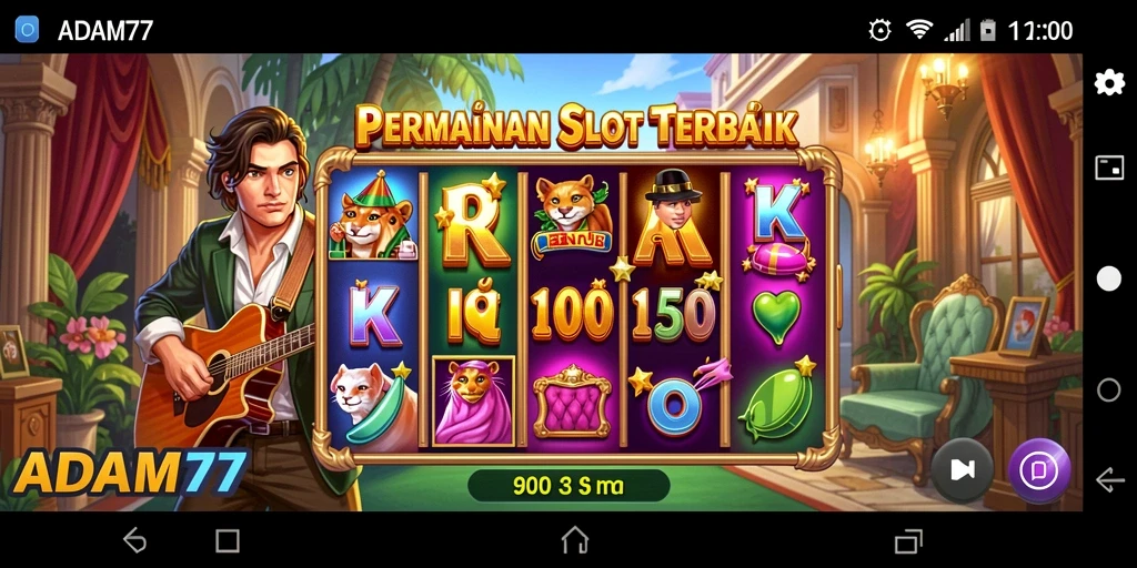 Tampilan gameplay Slot yang menarik dan penuh warna.