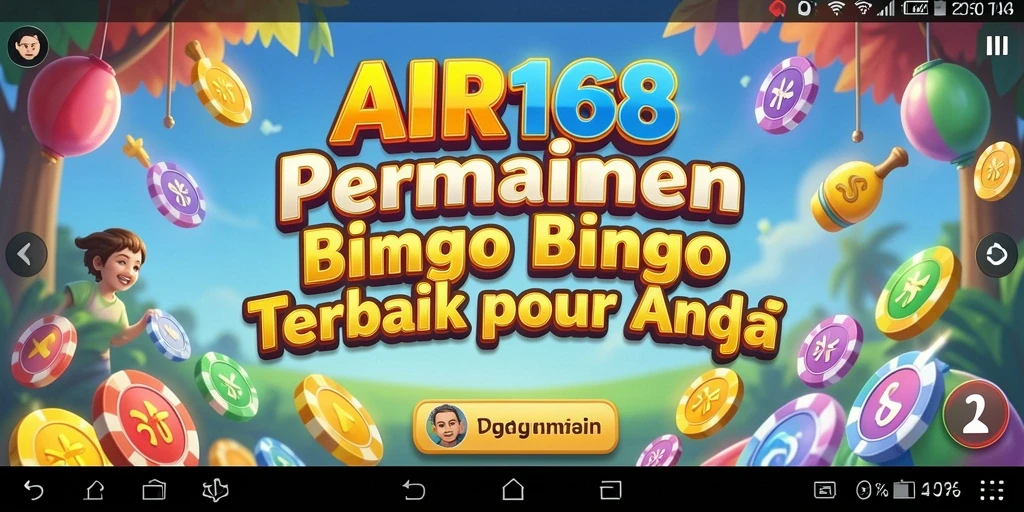 Gameplay seru di AIR168 dengan suasana Bingo yang mendebarkan.