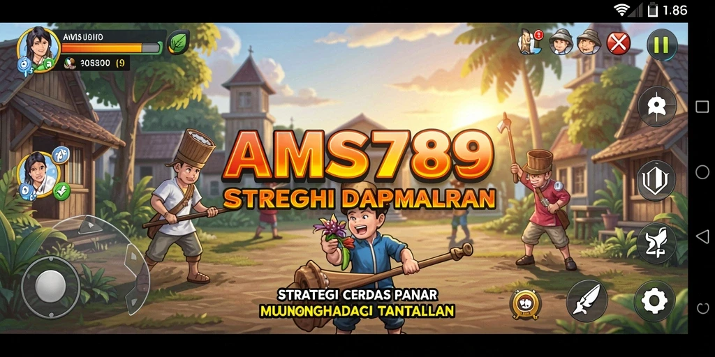 Tampilan gameplay menarik dan penuh strategi di AMS789.