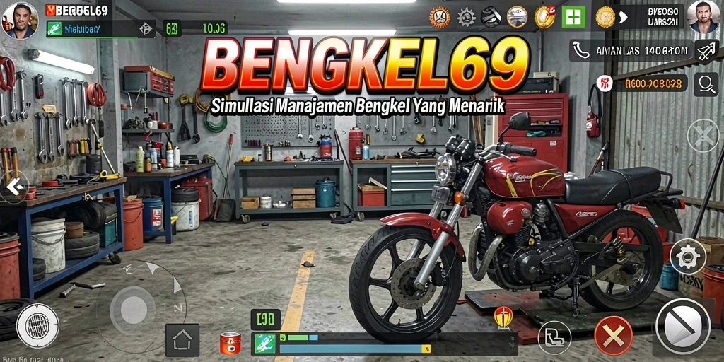 Tampilan gameplay BENGKEL69 yang menarik dan interaktif.