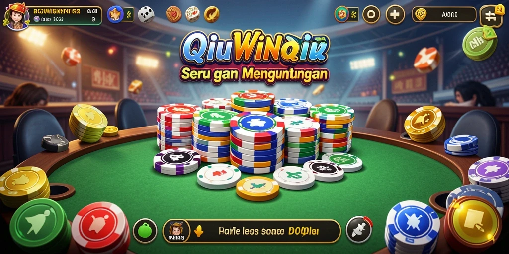 Tampilan gameplay BIGWINNER yang menegangkan saat bermain QiuQiu.