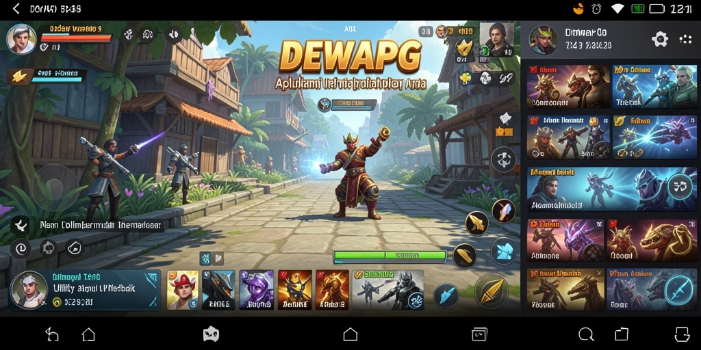 Tampilan antarmuka aplikasi Utility DEWAPG yang mudah digunakan.