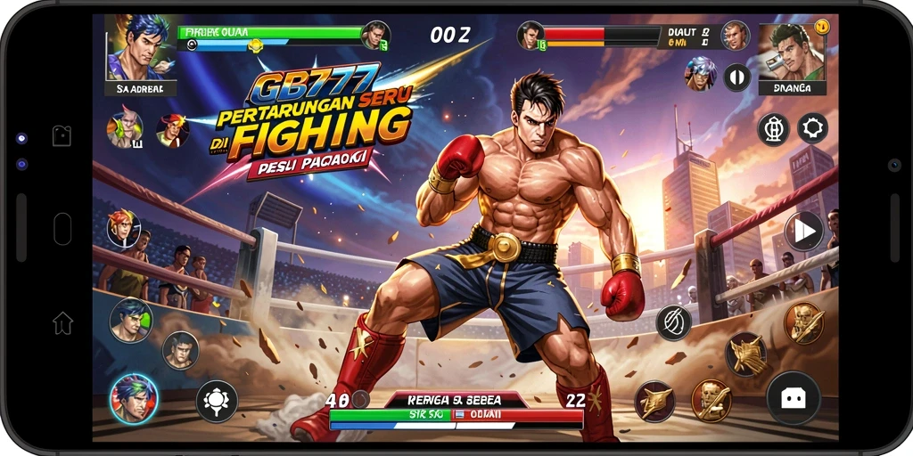 Tampilan gameplay seru di GB777 dengan karakter yang beragam.