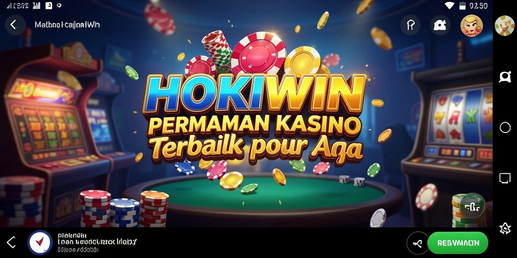 Tampilan screenshot HOKIWIN menampilkan suasana permainan Kasino yang mendebarkan.