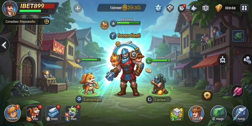 Tampilan gameplay <strong>IBET899</strong> yang menarik dalam genre Idle.