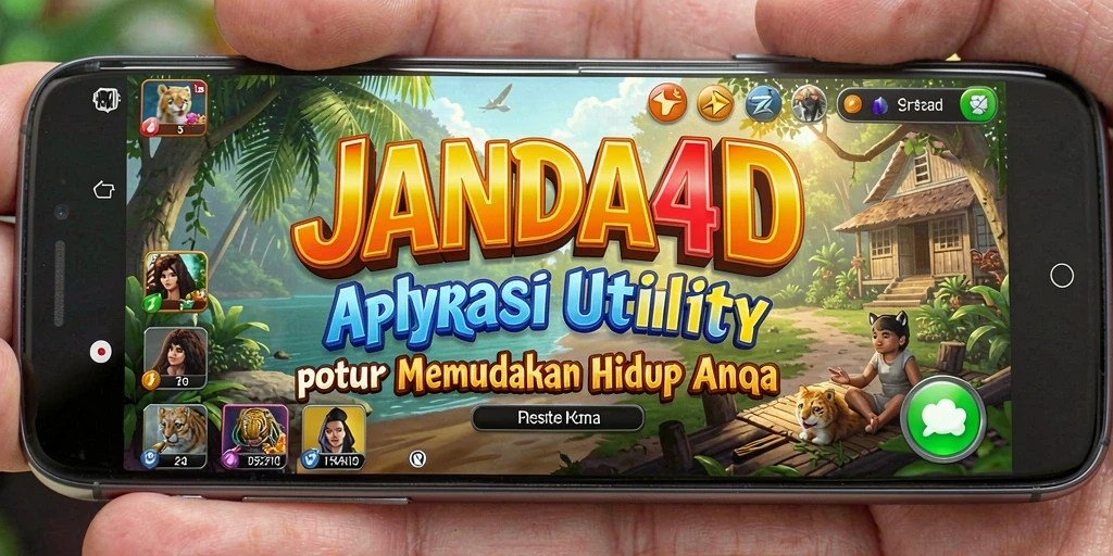 Tampilan utama JANDA4D menampilkan antarmuka yang mudah digunakan.