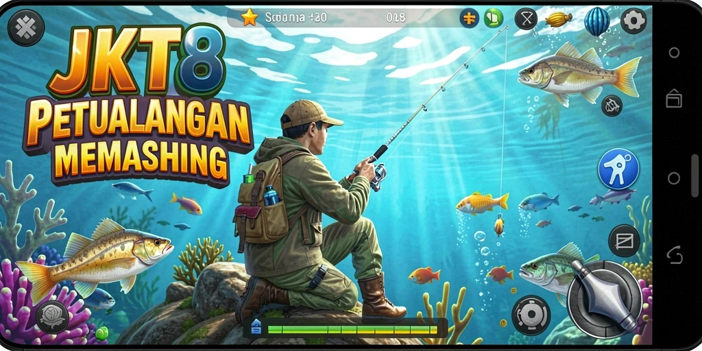 Tampilan menarik dari gameplay JKT8 yang seru dan mendebarkan.