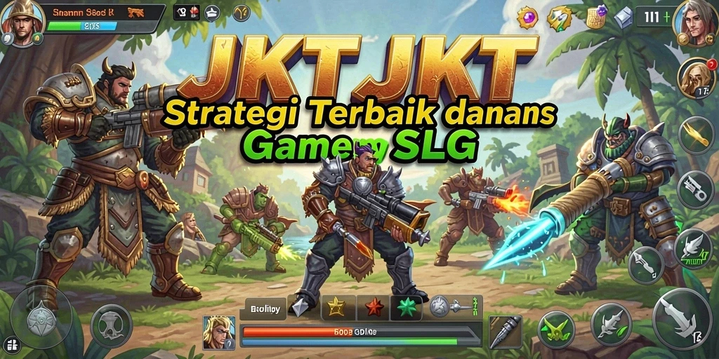 Screenshot gameplay SLG yang menampilkan strategi dan pertempuran menarik.