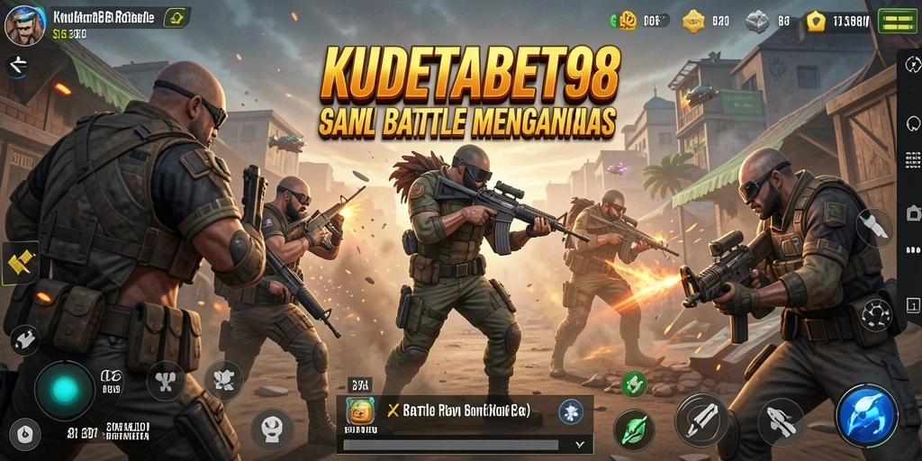 Tangkapan layar gameplay KUDETABET98 menampilkan aksi mendebarkan di arena pertempuran.