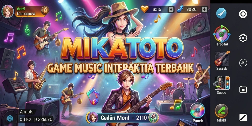 Tampilan gameplay MIKATOTO yang seru dan interaktif.