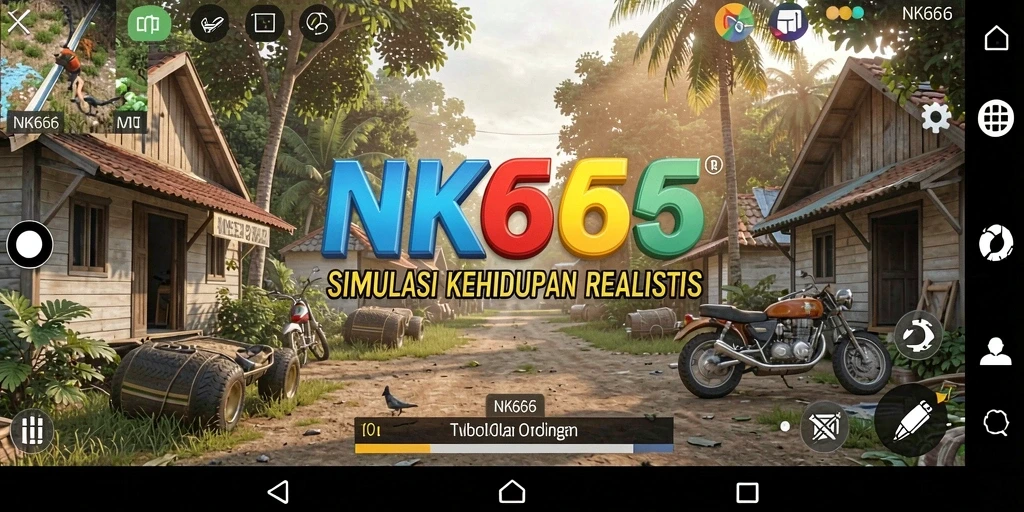 Tampilan gameplay NK666 yang realistis dan penuh warna.