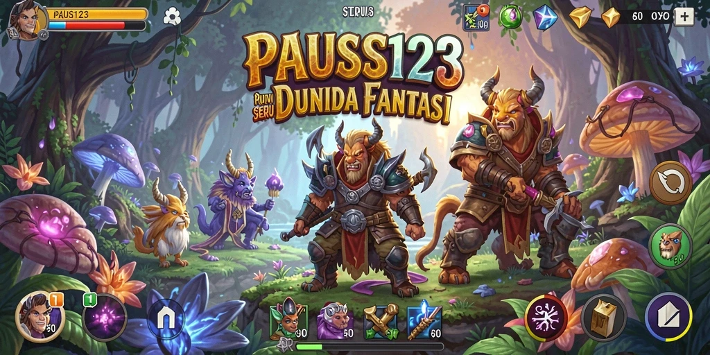 Tangkapan layar gameplay PAUS123 menampilkan aksi petualangan yang mendebarkan.
