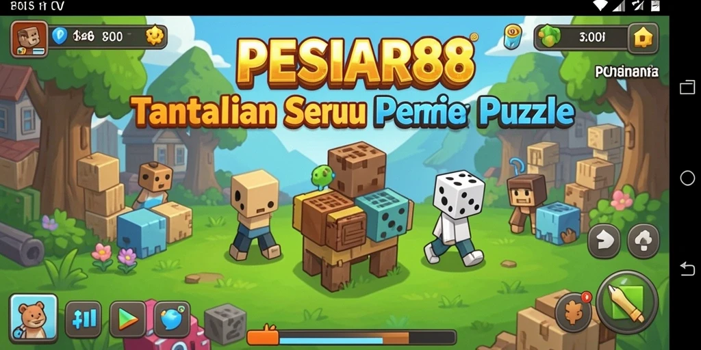 Screenshot utama PESIAR88 menampilkan gameplay seru dan menantang.