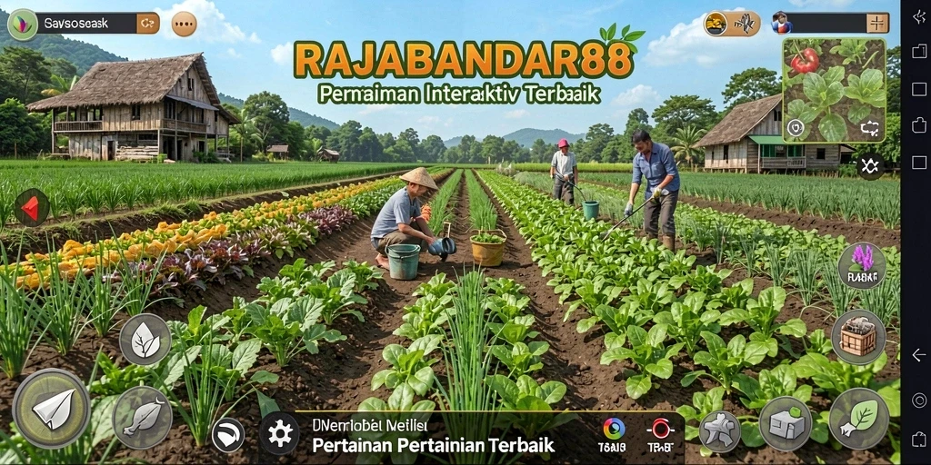 Tampilan gameplay interaktif dari RAJABANDAR88 yang menarik dan penuh warna.