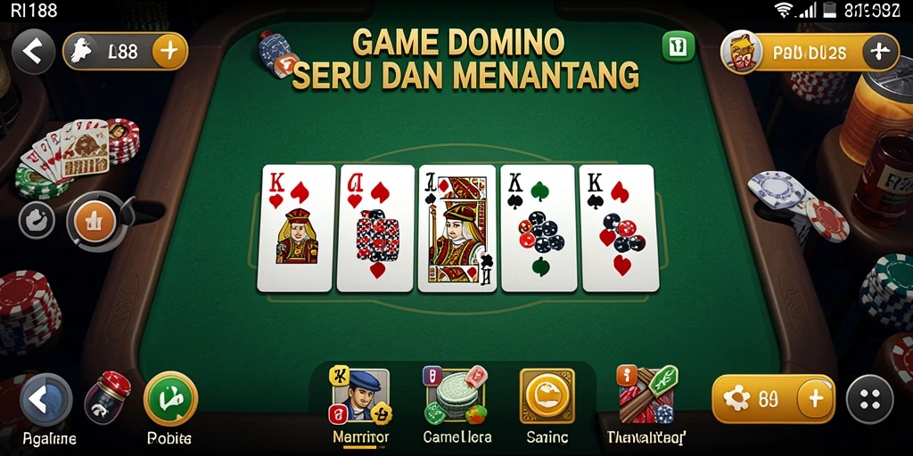 Tampilan gameplay seru dan penuh tantangan dalam RI188.