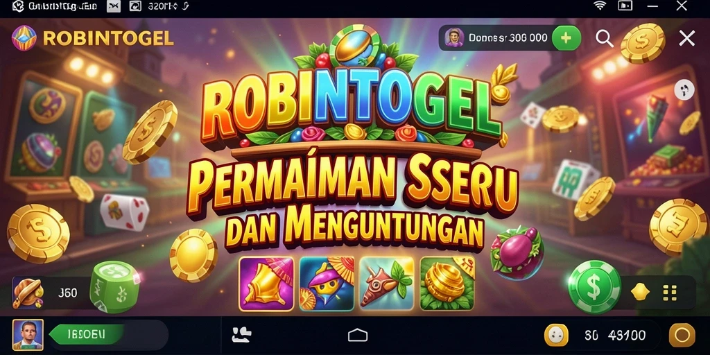 Tampilan menarik dari gameplay ROBINTOGEL yang seru dan mendebarkan.