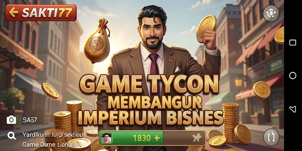 Menampilkan gameplay menarik di SAKTI77 dengan elemen Tycoon yang mendalam.