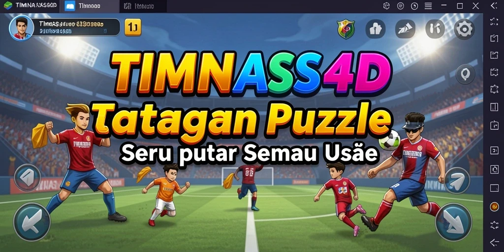Screenshot menunjukkan gameplay puzzle yang menantang dan seru.