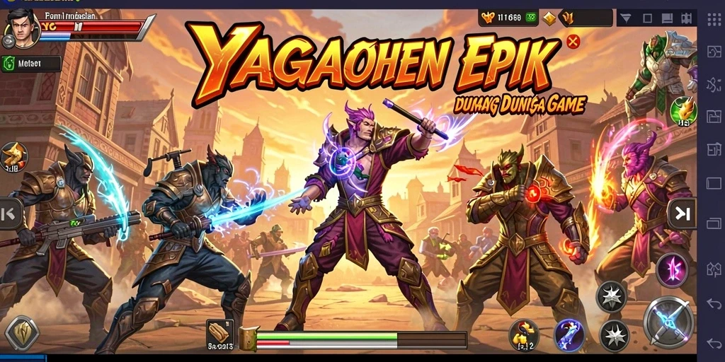 Screenshot YAGAOHEN menampilkan aksi pertarungan yang intens.
